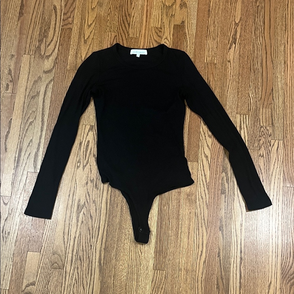 Black Long Sleeve Bodysuit